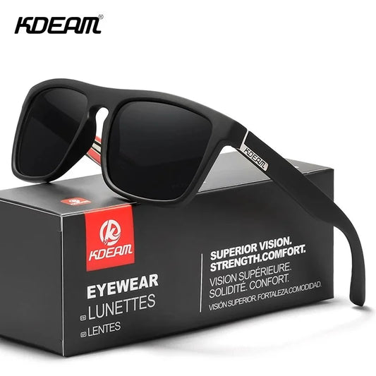 Okulary Przeciwsłoneczne Polaryzacyjne KDEAM Ibiza Black
