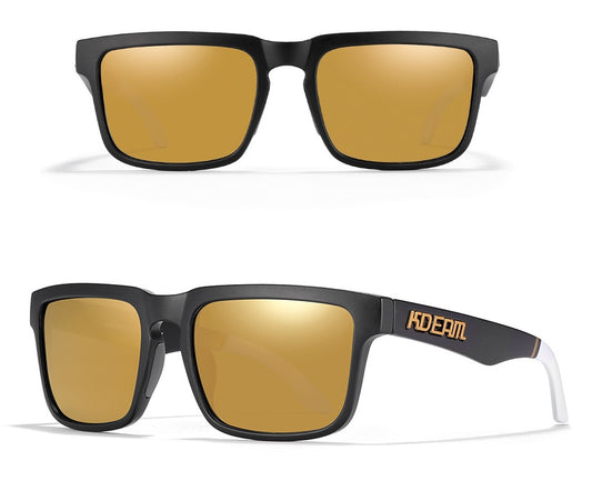 Okulary Przeciwsłoneczne Polaryzacyjne KDEAM Navi Gold