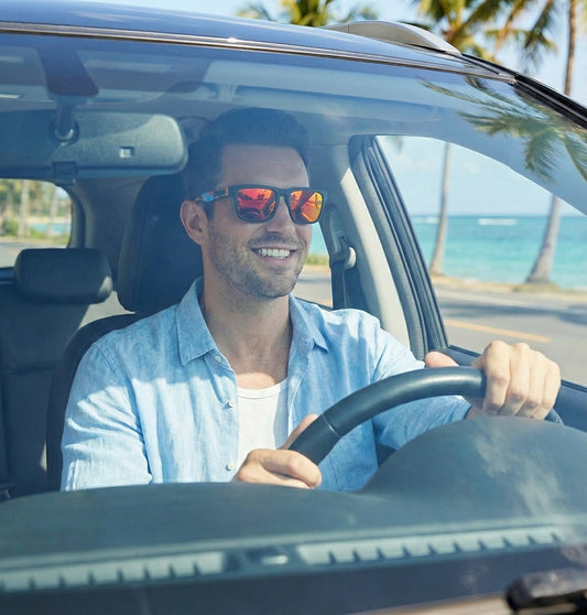 Okulary Przeciwsłoneczne Polaryzacyjne KDEAM Navi Orange